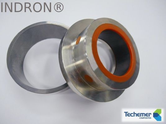 Ceramic Bushing With Stainless Steel Housing High Temperature Resistant Plain Bearing